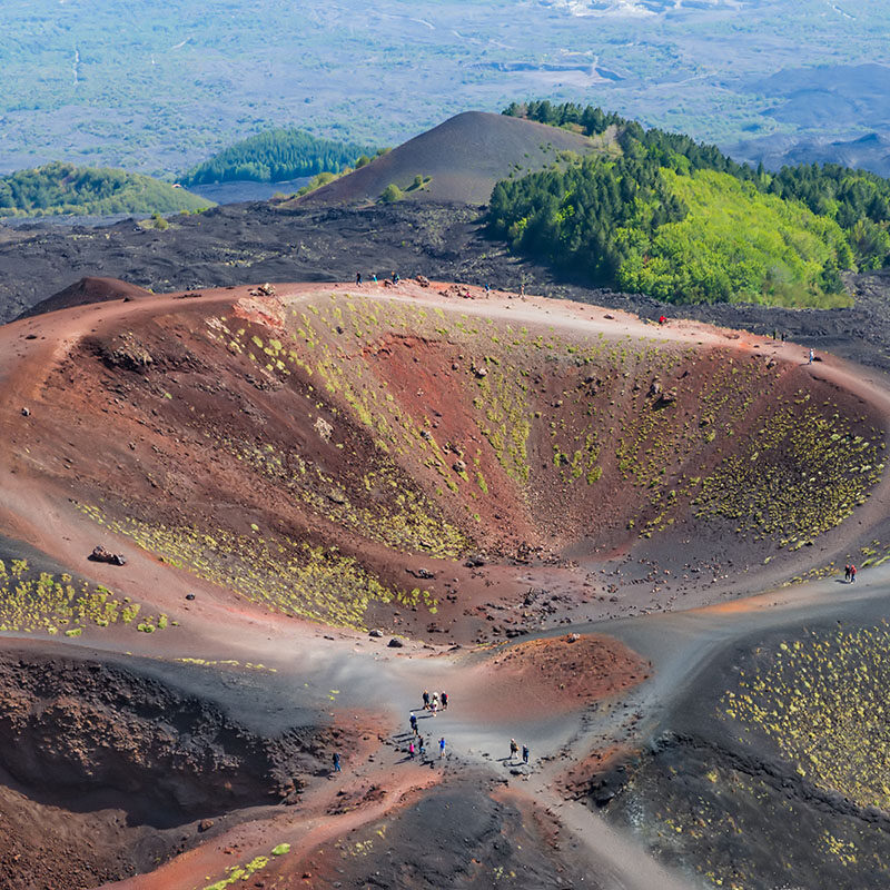 Silvestri crater at Mount Etna 