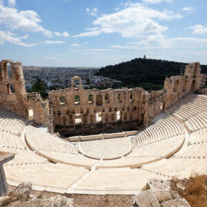 Amphitheater at Acropolis, Athens.