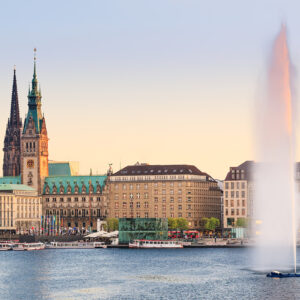 Hamburg Alster Lake, Town hall