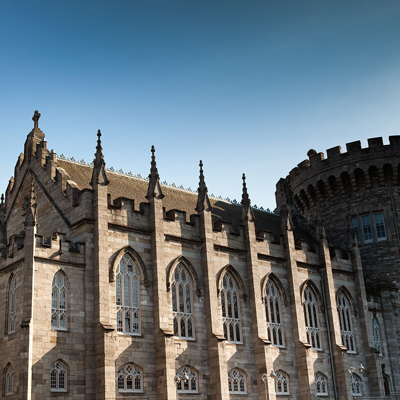 View of Dublin castle