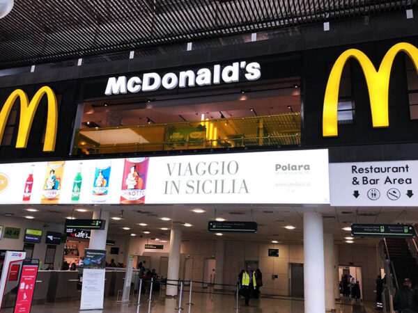 McDonald aeroporto di Catania