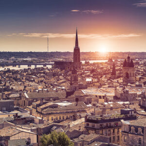 Bordeaux at sunset